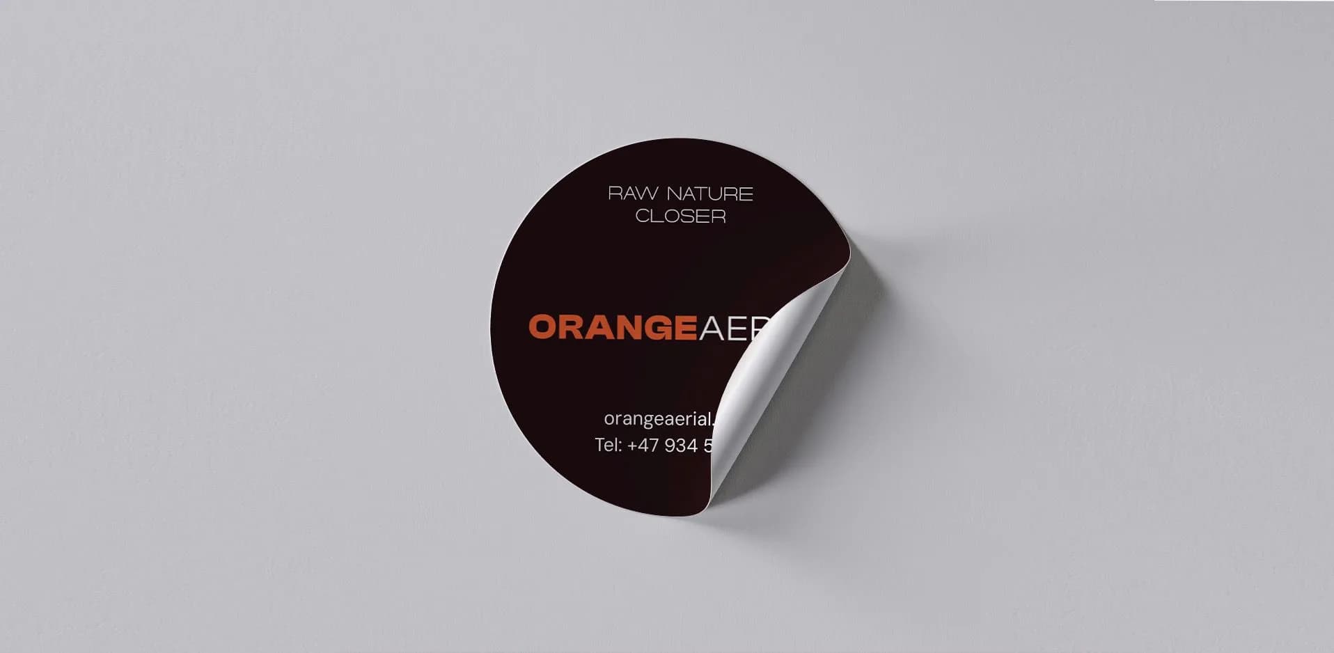 Orange Aerial sticker